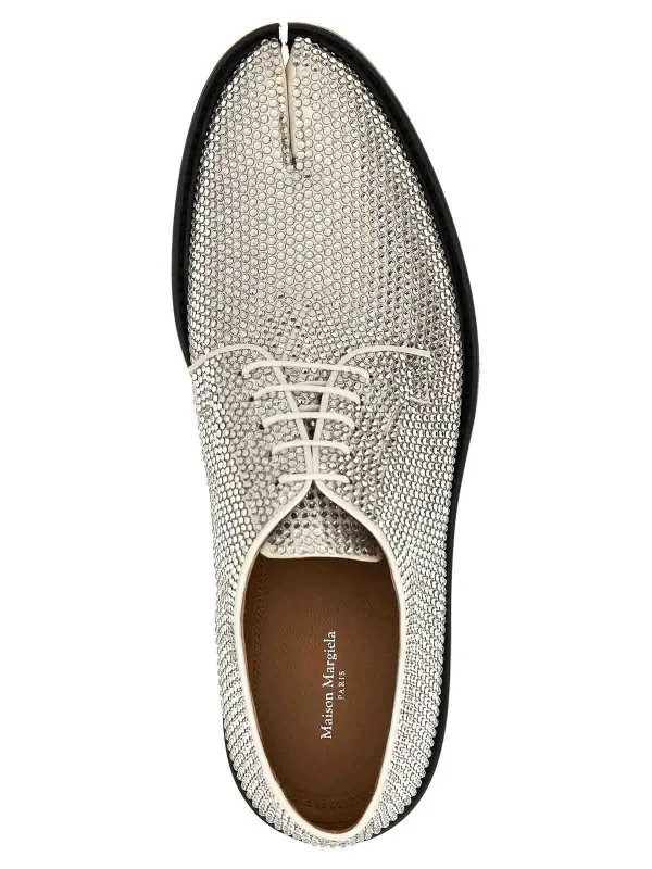 MAISON MARGIELA ZAPATOS CON CORDONES  PLATA