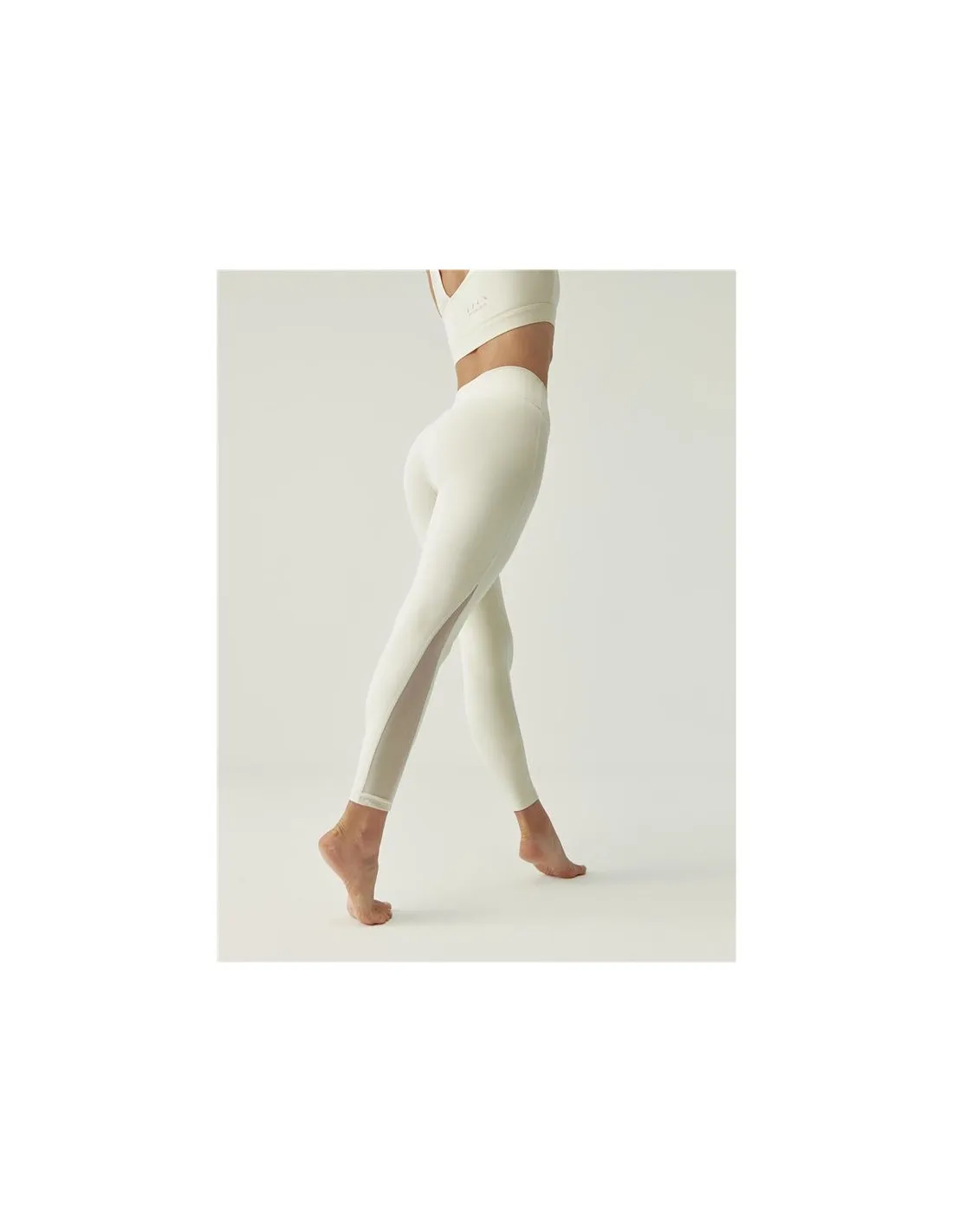 Mallas Born Living Yoga Aura Ivory Mujer