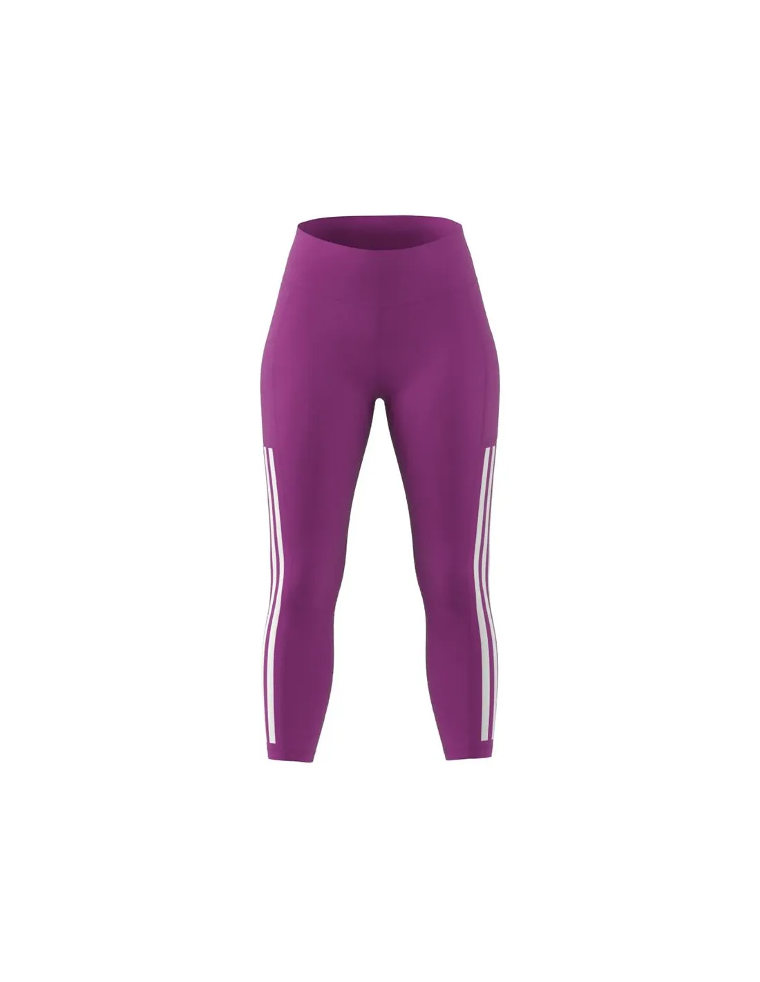 Mallas de Fitness adidas Optime 3Stripes Full Length Mujer Morado