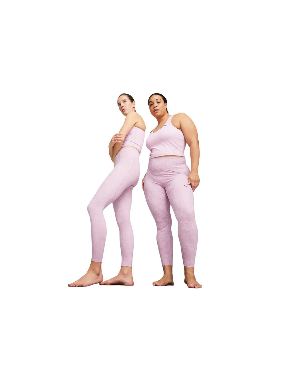 Mallas de Running Puma STUDIO FOUNDATIONS Lila Mujer