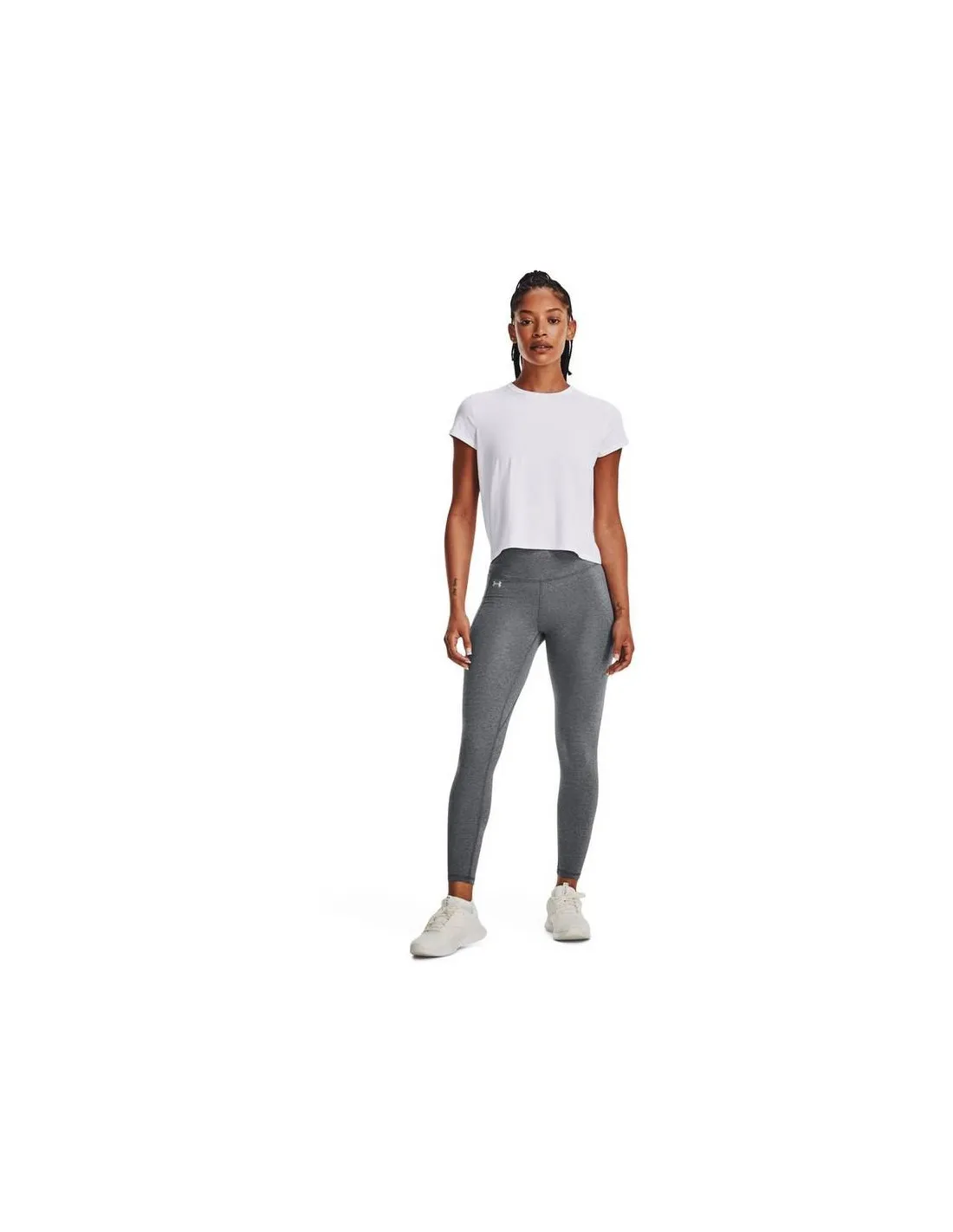 Mallas de training Under Armour Motion Heather Ankle negro Mujer