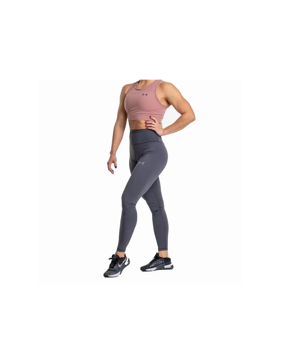 Mallas Deportivas Piscil Core Mujer Gris
