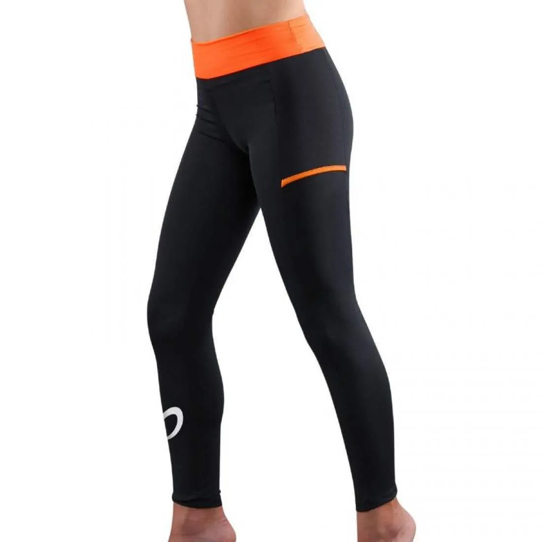 Mallas Endless Cross Pocket Negro Naranja Junior | Endless