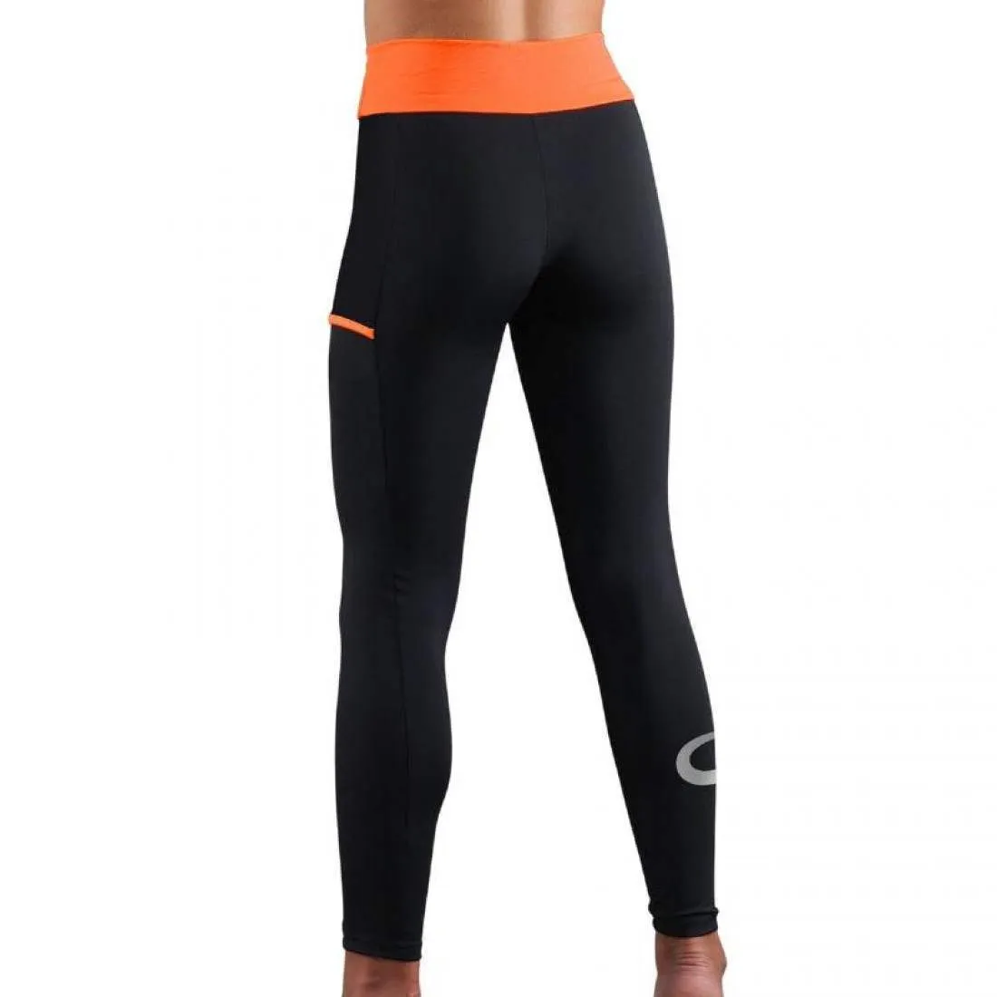 Mallas Endless Cross Pocket Negro Naranja Junior | Endless