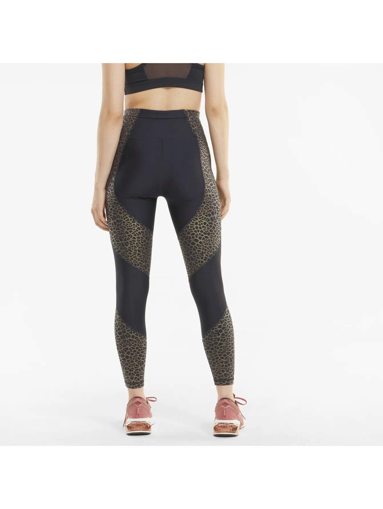 Mallas Puma Train Print High Waist Para Mujer