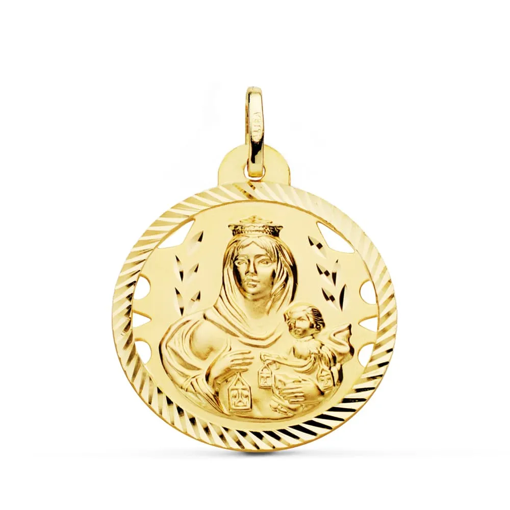 Medalla Escapulario Oro