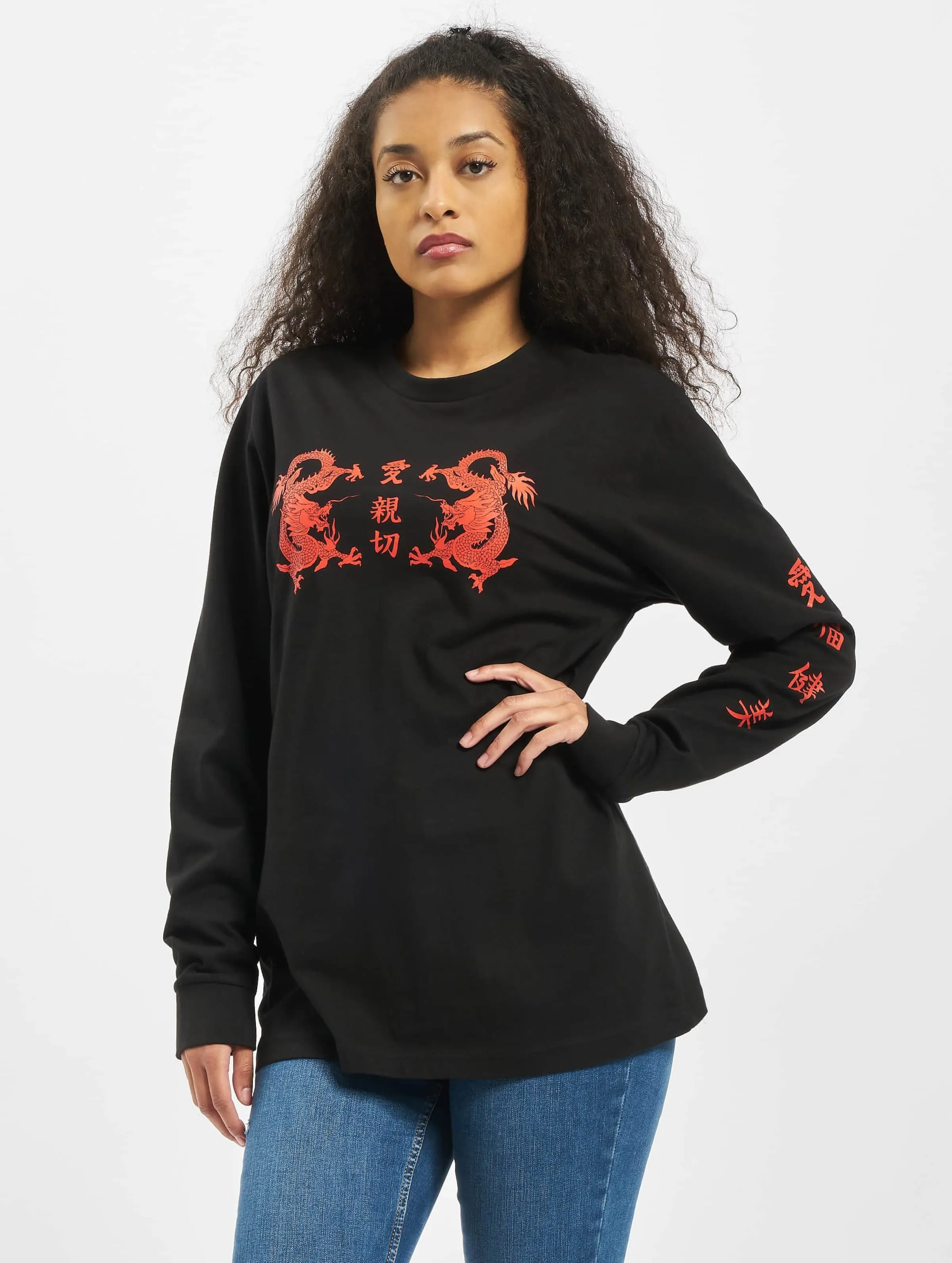 Mister Tee Ladies Chinese Letters
