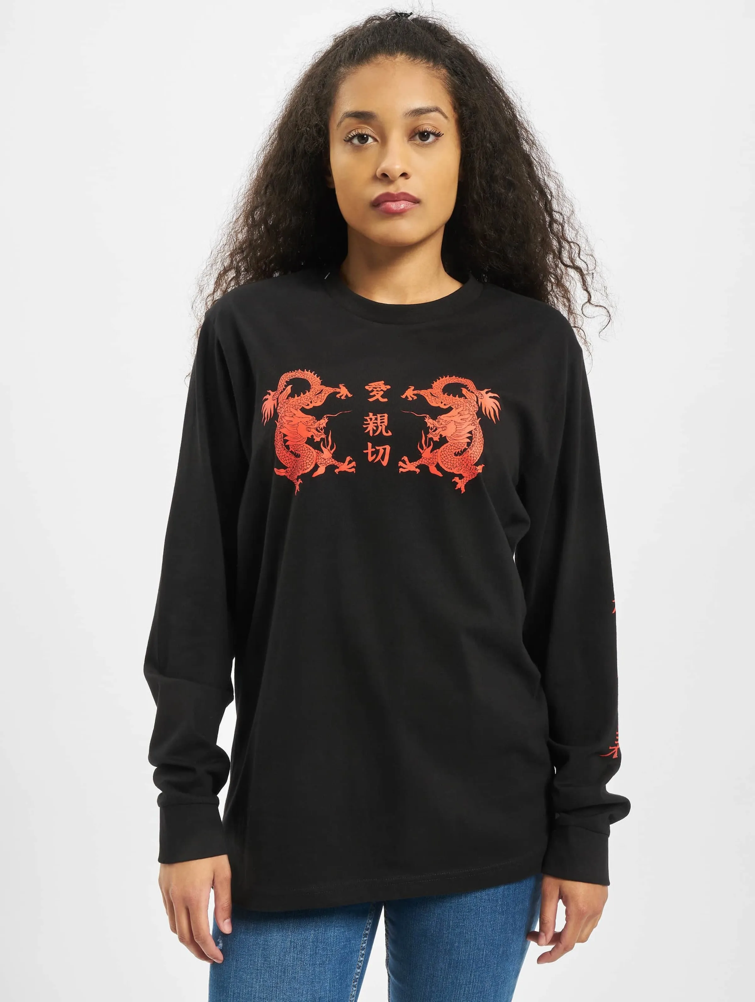 Mister Tee Ladies Chinese Letters
