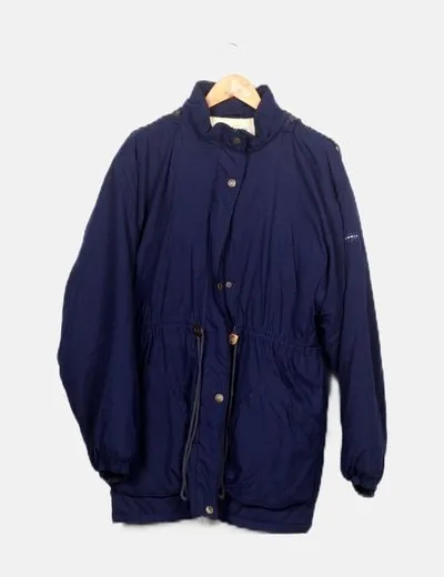 Montana Parka azul marino capucha
