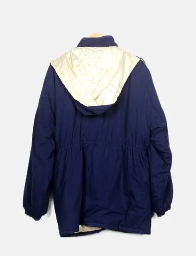 Montana Parka azul marino capucha