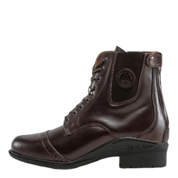 Mountain Horse Aurora Back Zip Paddock Brown