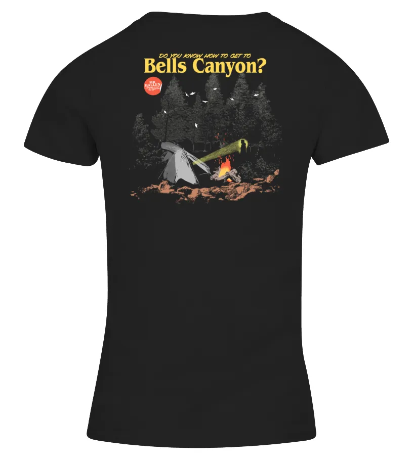 Mrballen Merch Bells Canyon T Shirt Camiseta cuello pico Mujer