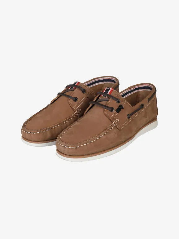 Nazareno Gabrielli Mocasines hombre piel con cordones