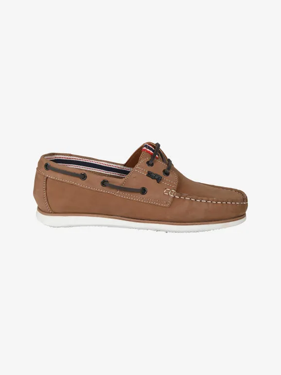 Nazareno Gabrielli Mocasines hombre piel con cordones