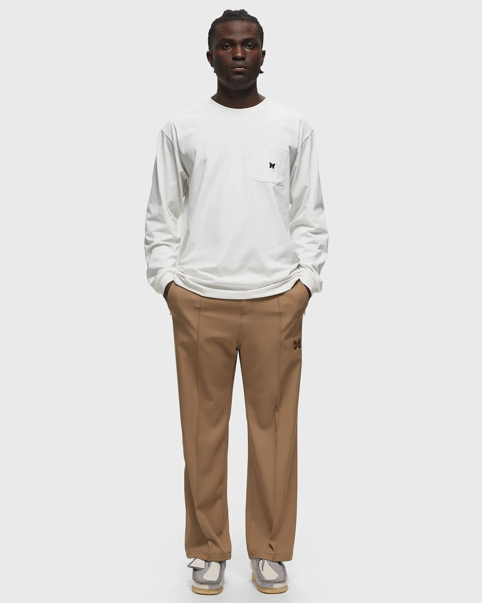 Needles L/S Crew Neck Tee