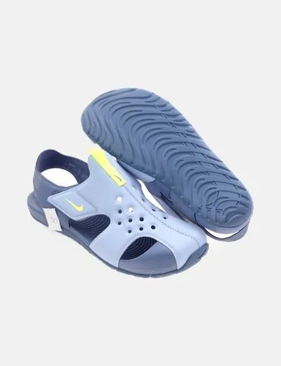 Nike Chancla azul combinada