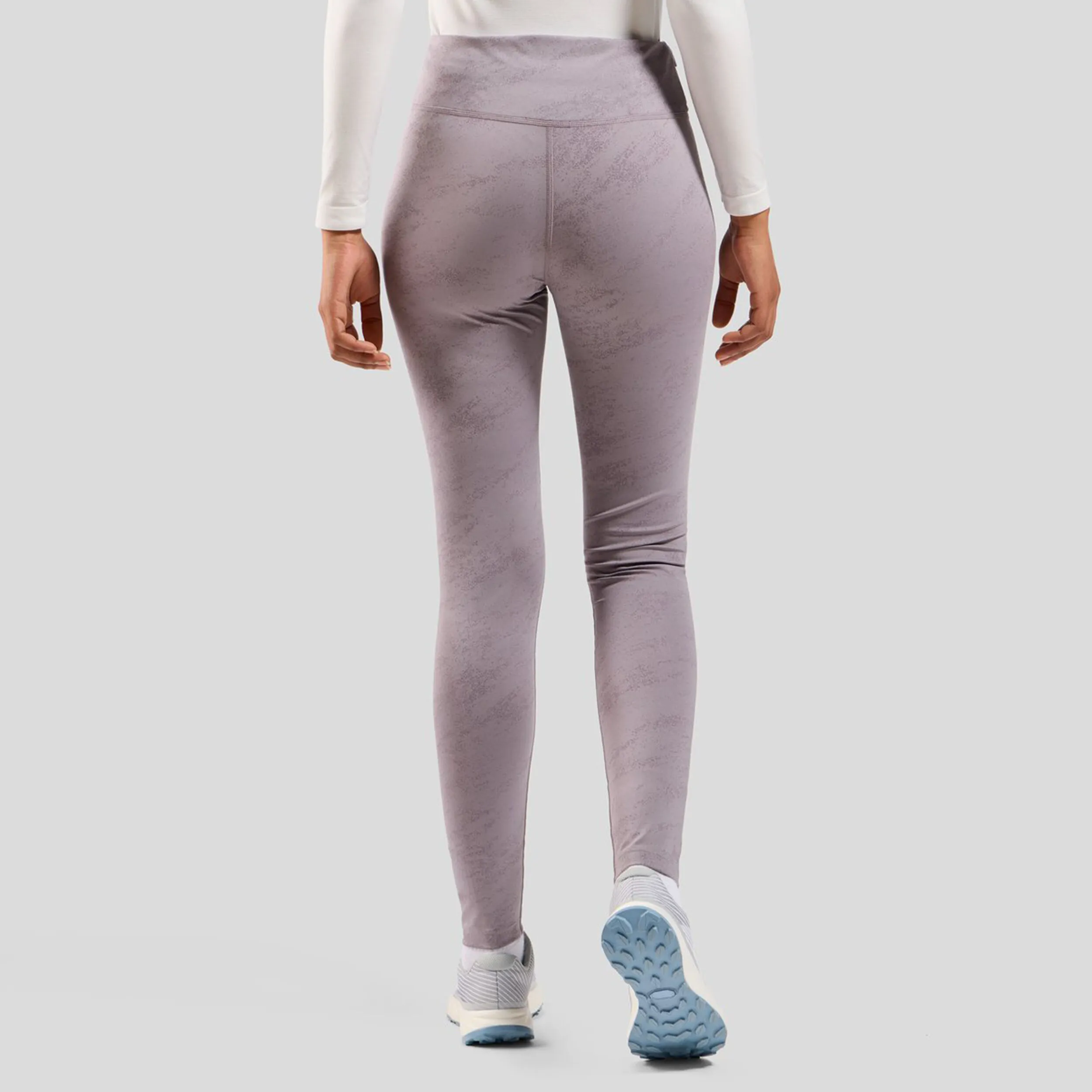 Odlo Zeroweight Print Reflective Mallas Para Correr Mujeres