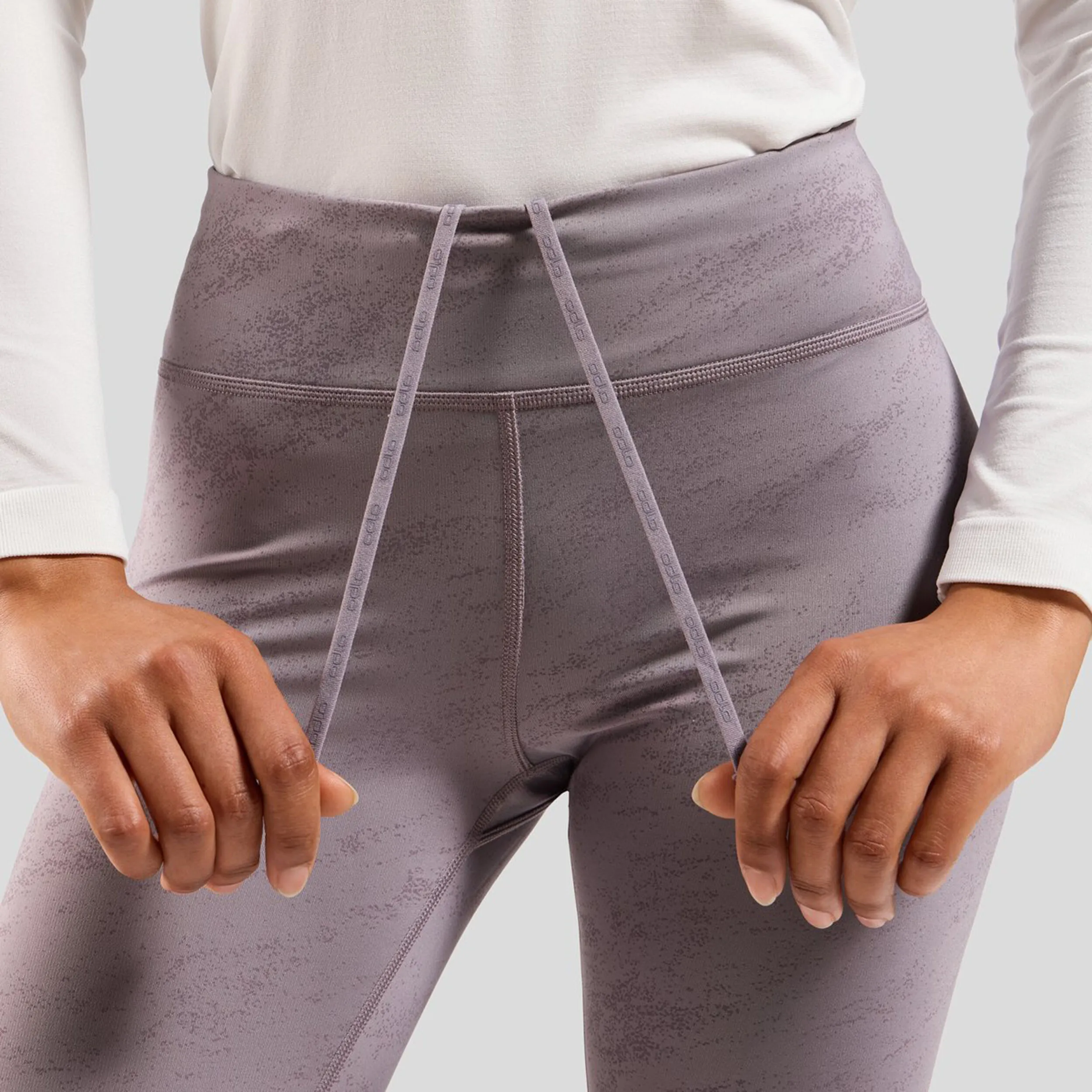 Odlo Zeroweight Print Reflective Mallas Para Correr Mujeres