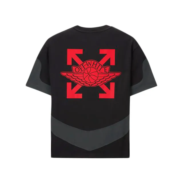 OFFWHITE X JORDAN TEE BLACK