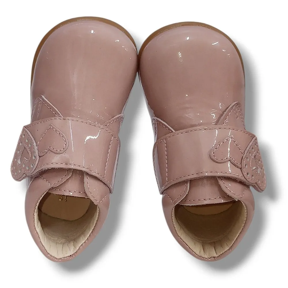 Ohmytoe Botas Primeros Pasos Niña 5730 NEW KAFFIR OLD ROS CHAROL NUDE CORDONETS
