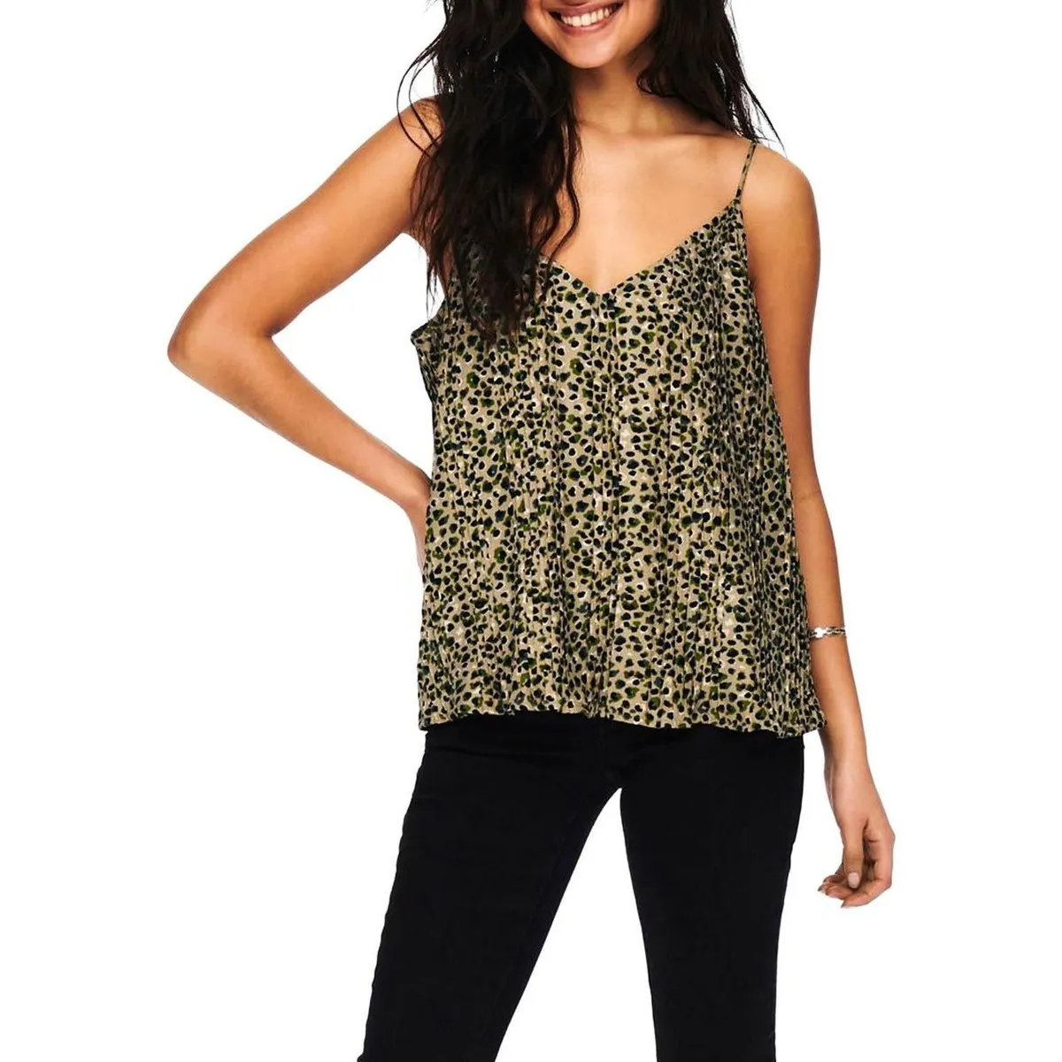 ONLDIA LIFE PLISSE SINGLET WVN