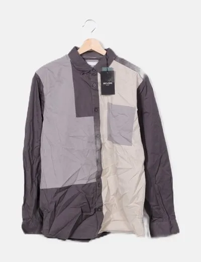ONLY & SONS Camisa cuadro tricolor