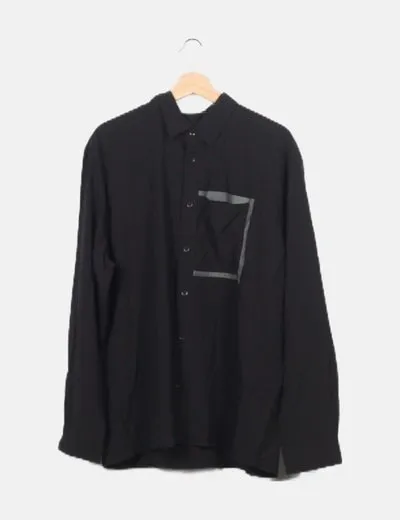 ONLY & SONS Camisa negra fluida
