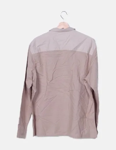 ONLY & SONS Camisa tostada texturizada