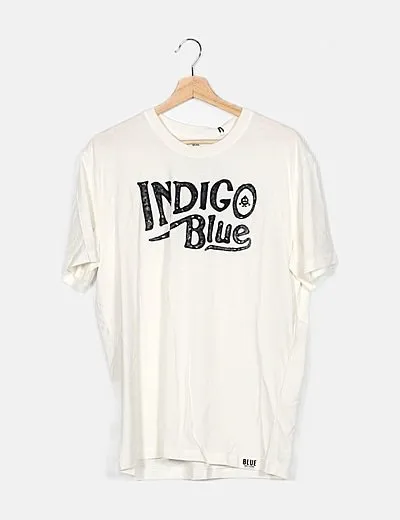 ONLY & SONS Camiseta blanca dibujo