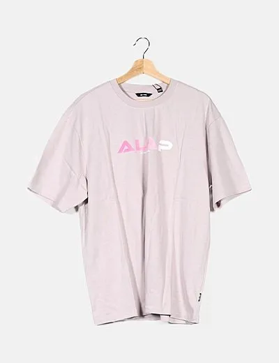 ONLY & SONS Camiseta lila texto