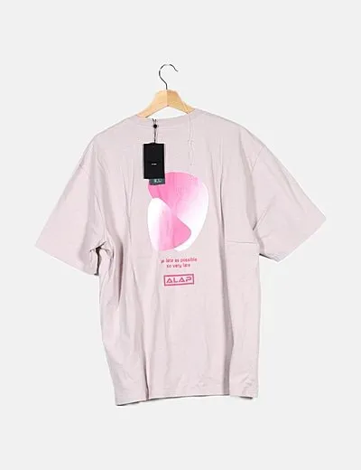 ONLY & SONS Camiseta lila texto