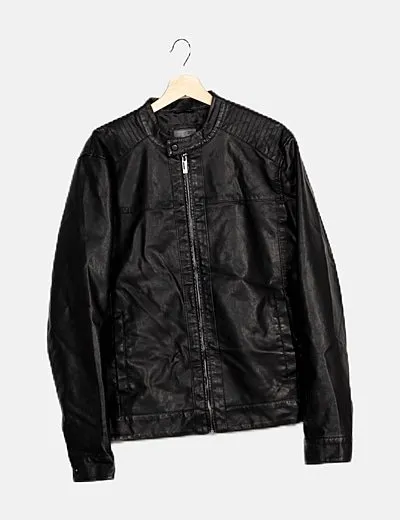 ONLY & SONS Cazadora biker negra
