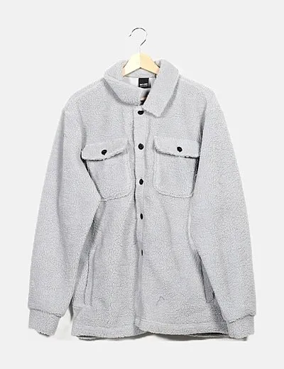 ONLY & SONS Chaqueta borrego gris