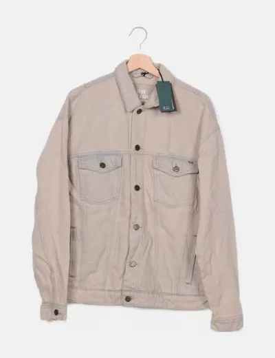 ONLY & SONS Chaqueta denim taupe