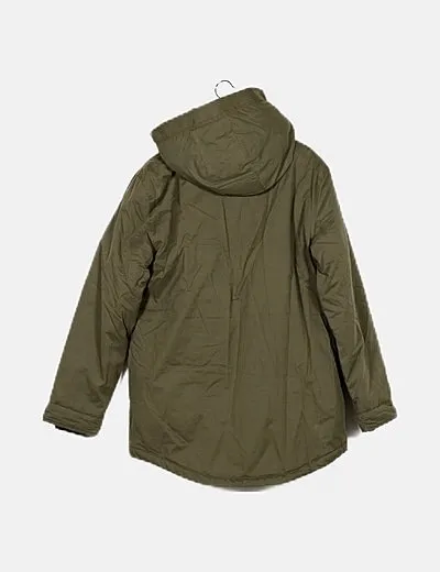 ONLY & SONS Parka verde capucha