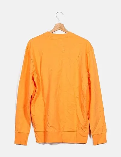 ONLY & SONS Sudadera naranja mensaje
