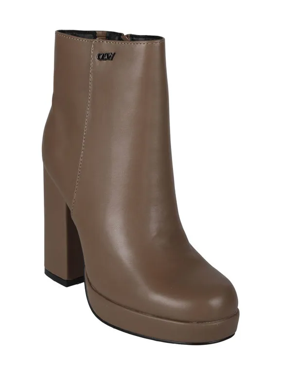 Osey Botines de mujer con tacón y meseta.