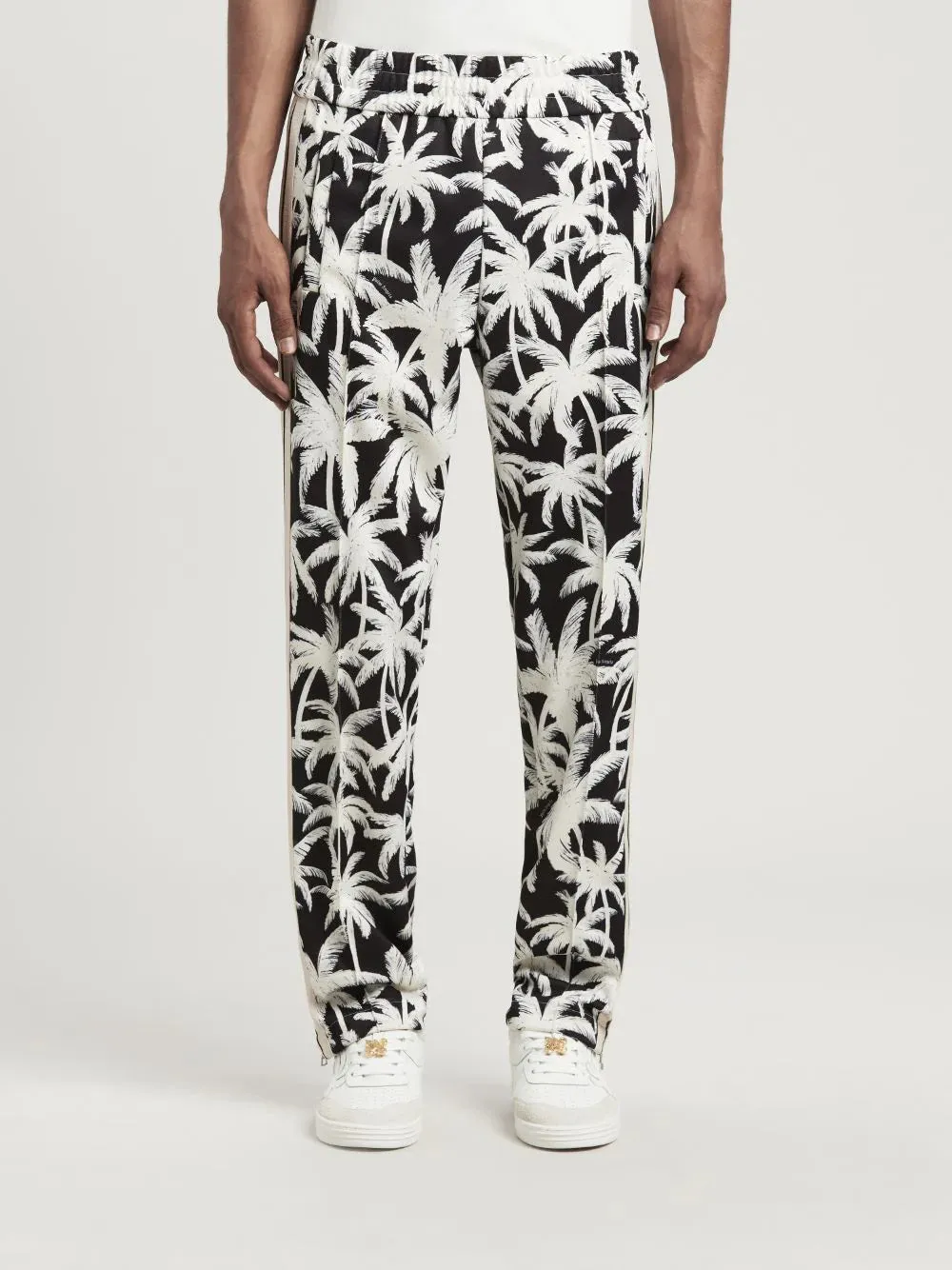 Palm Angels Palms Allover Track Pants Black Off White