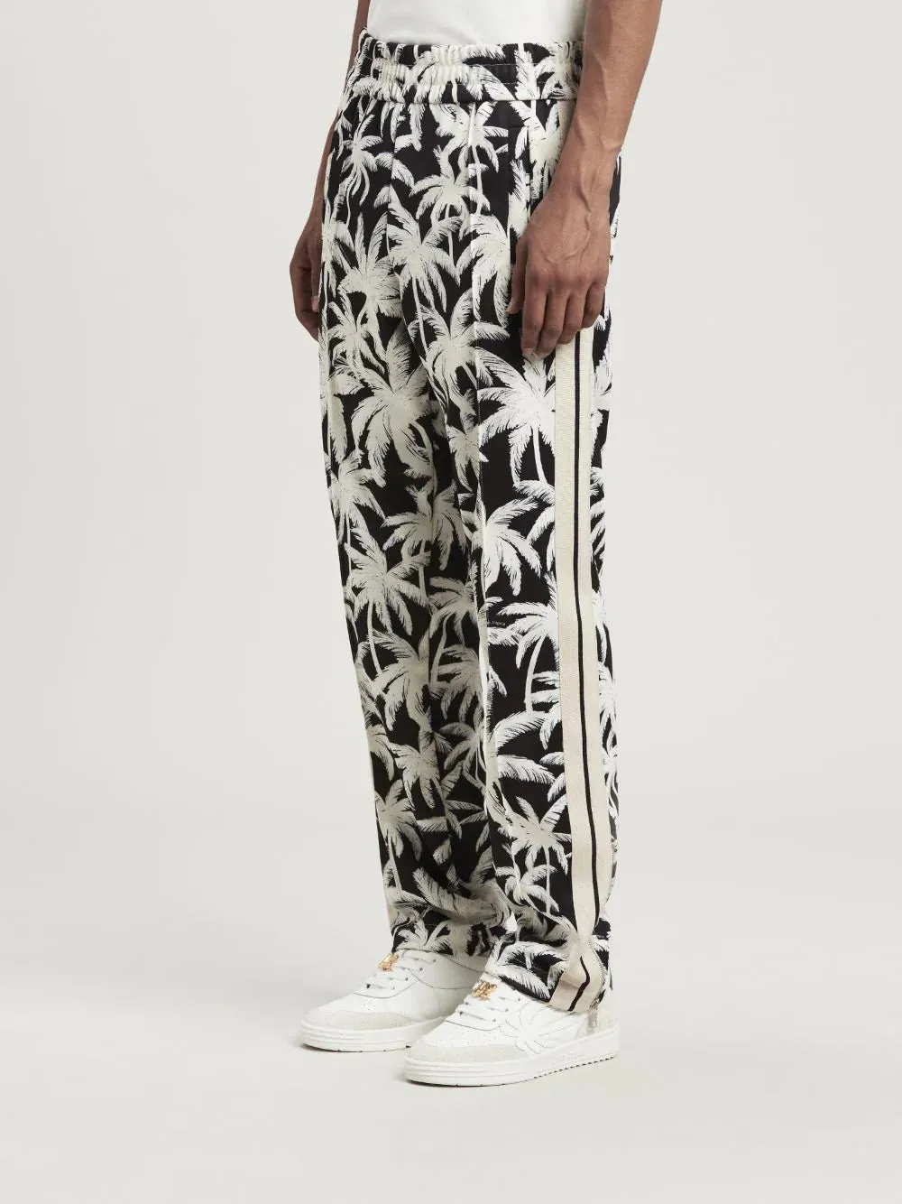 Palm Angels Palms Allover Track Pants Black Off White