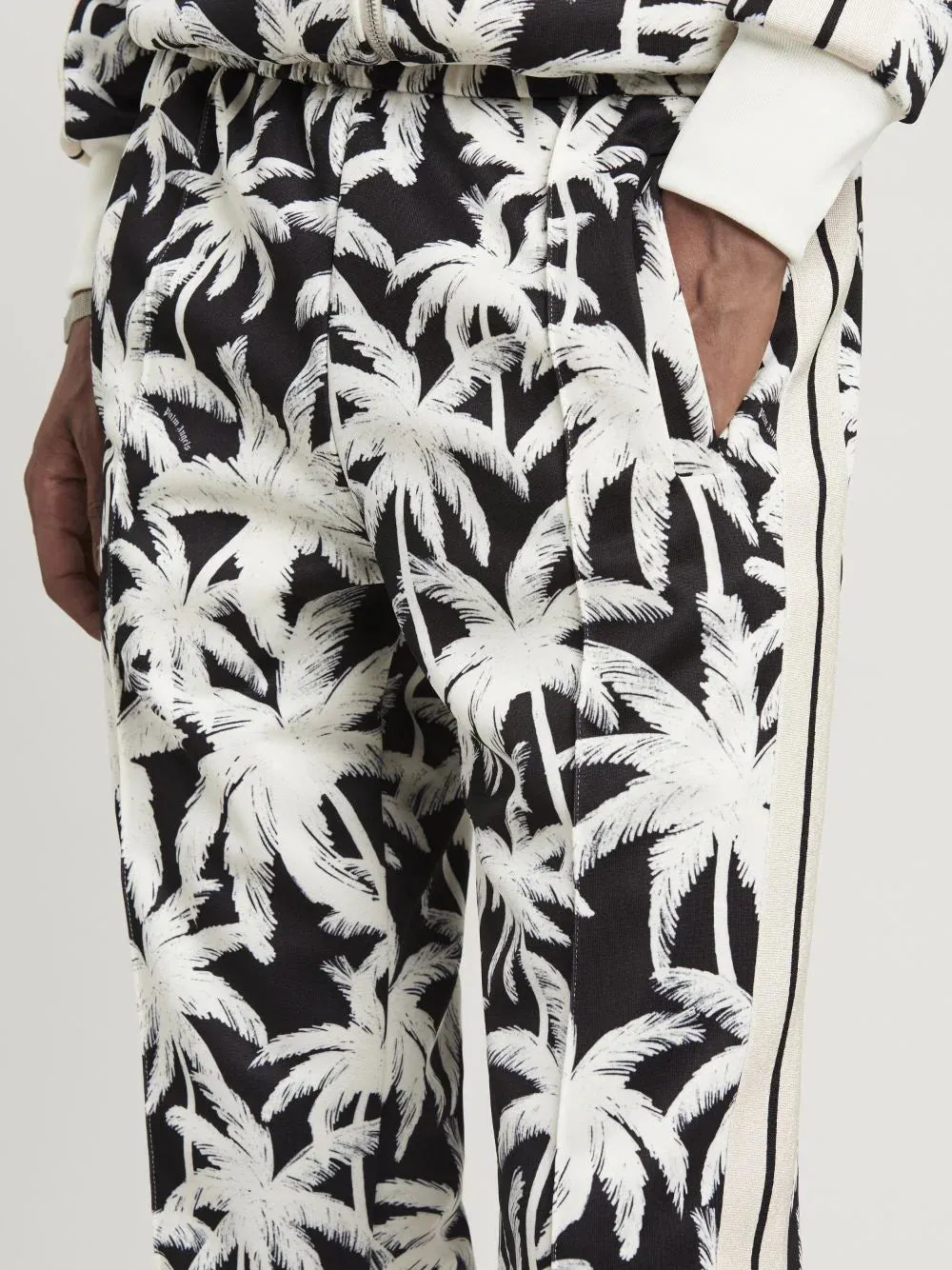 Palm Angels Palms Allover Track Pants Black Off White