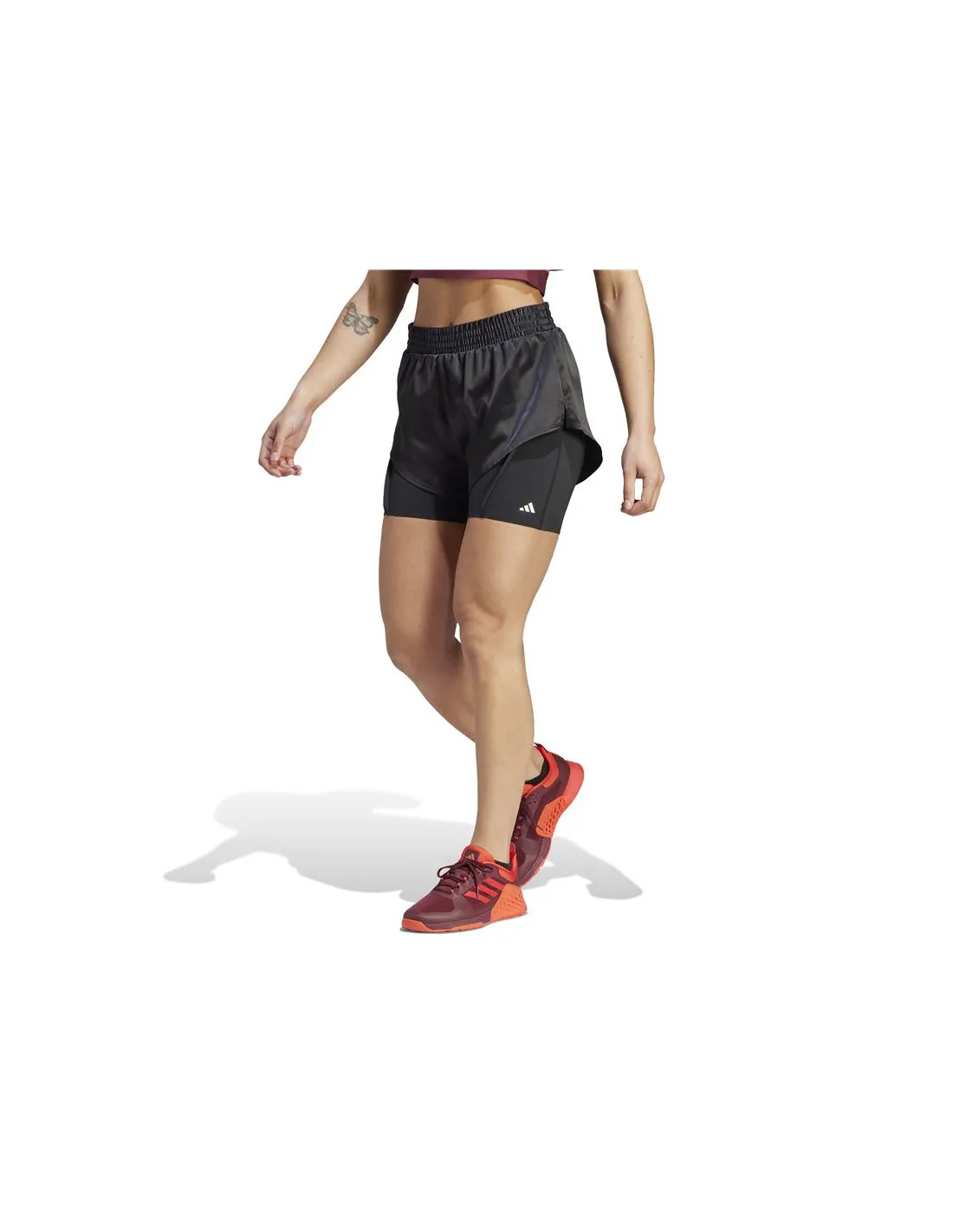 Pantalones de Fitness adidas Power 2In1 Sh Mujer