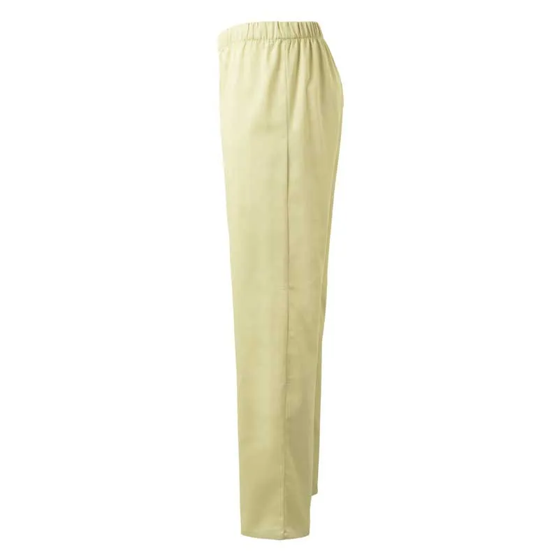 PANTALóN PIJAMA LABORAL CON GOMA AMARILLO CLARO  VELILLA
