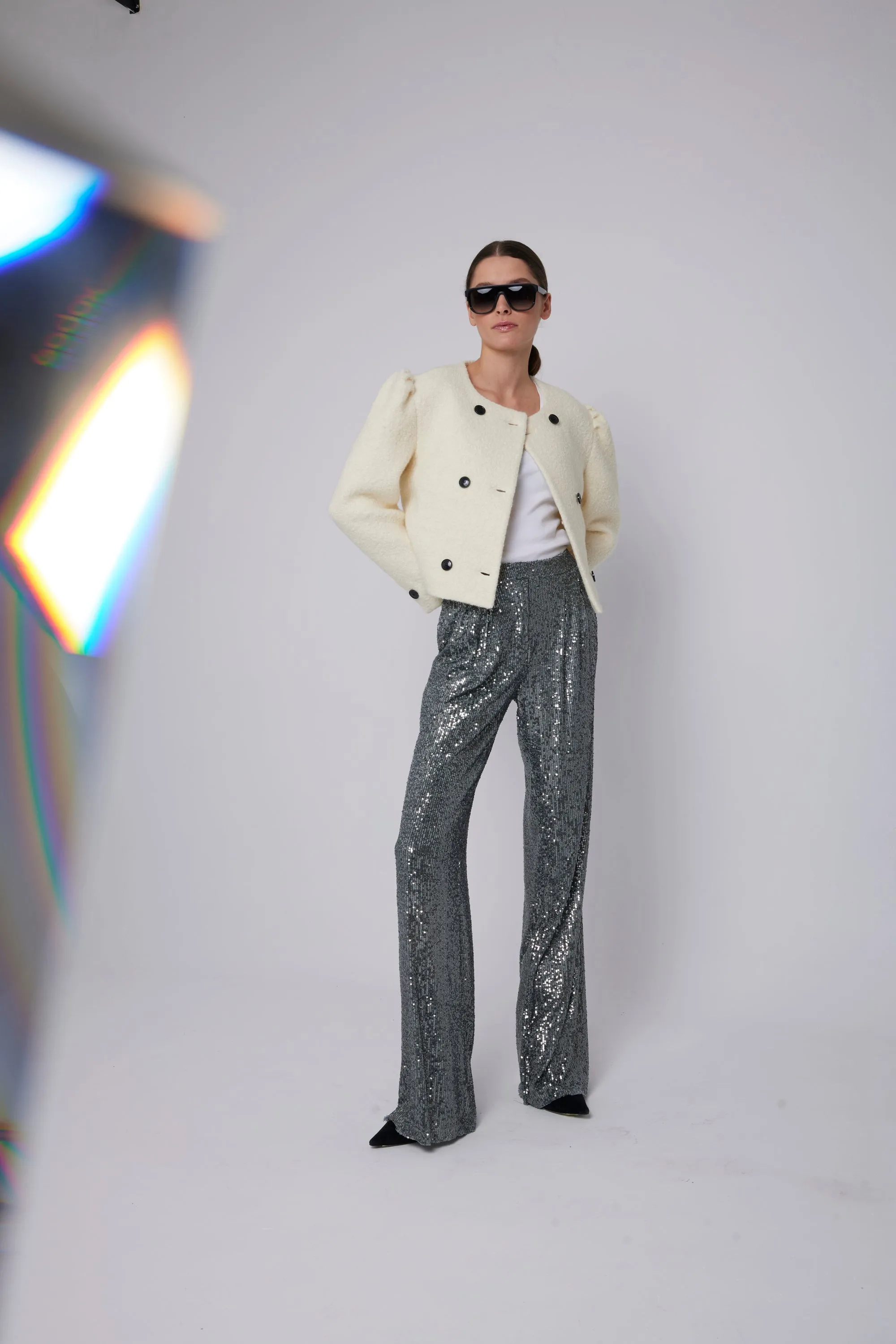 PANTS BLING GREY