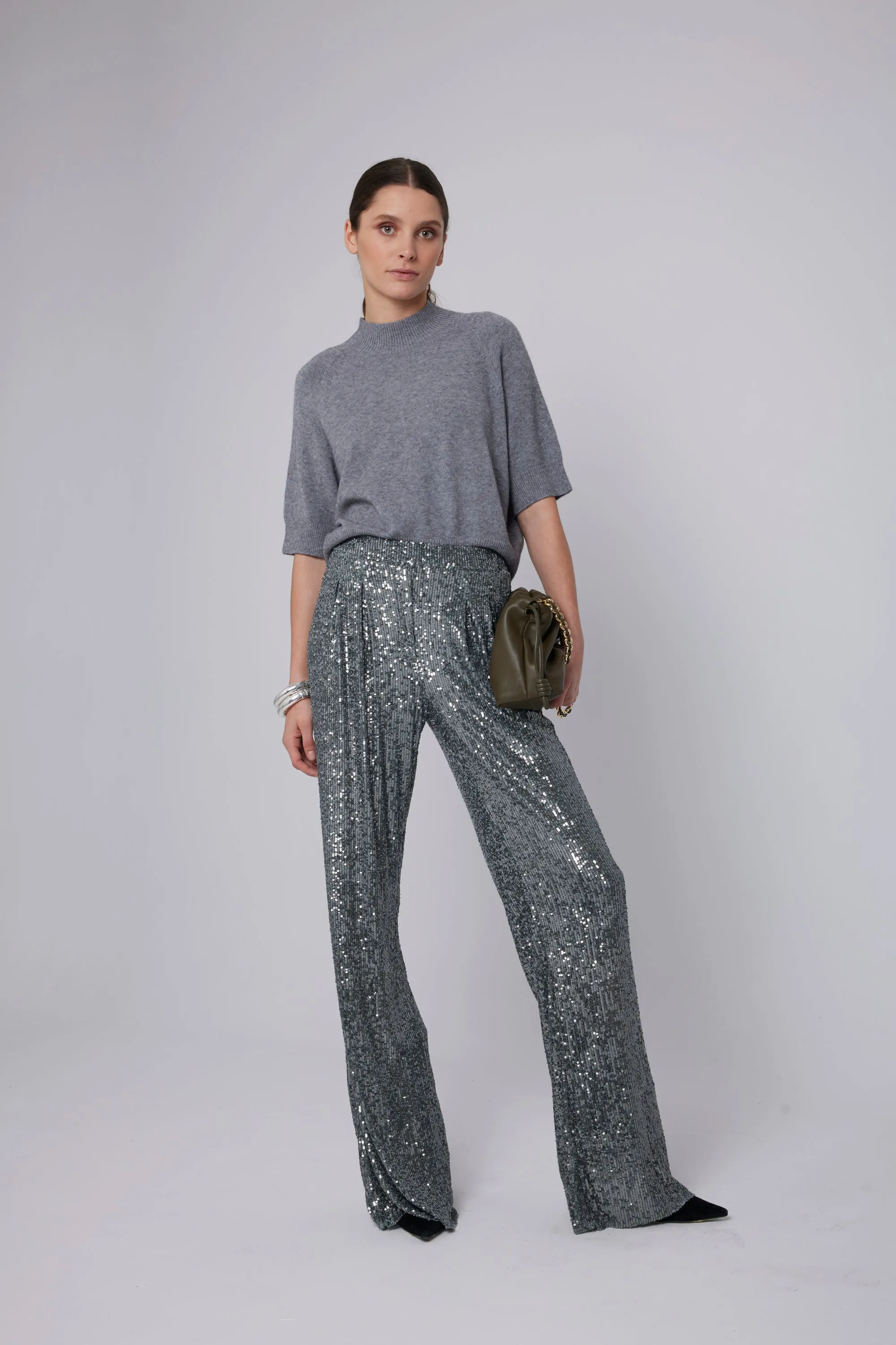 PANTS BLING GREY