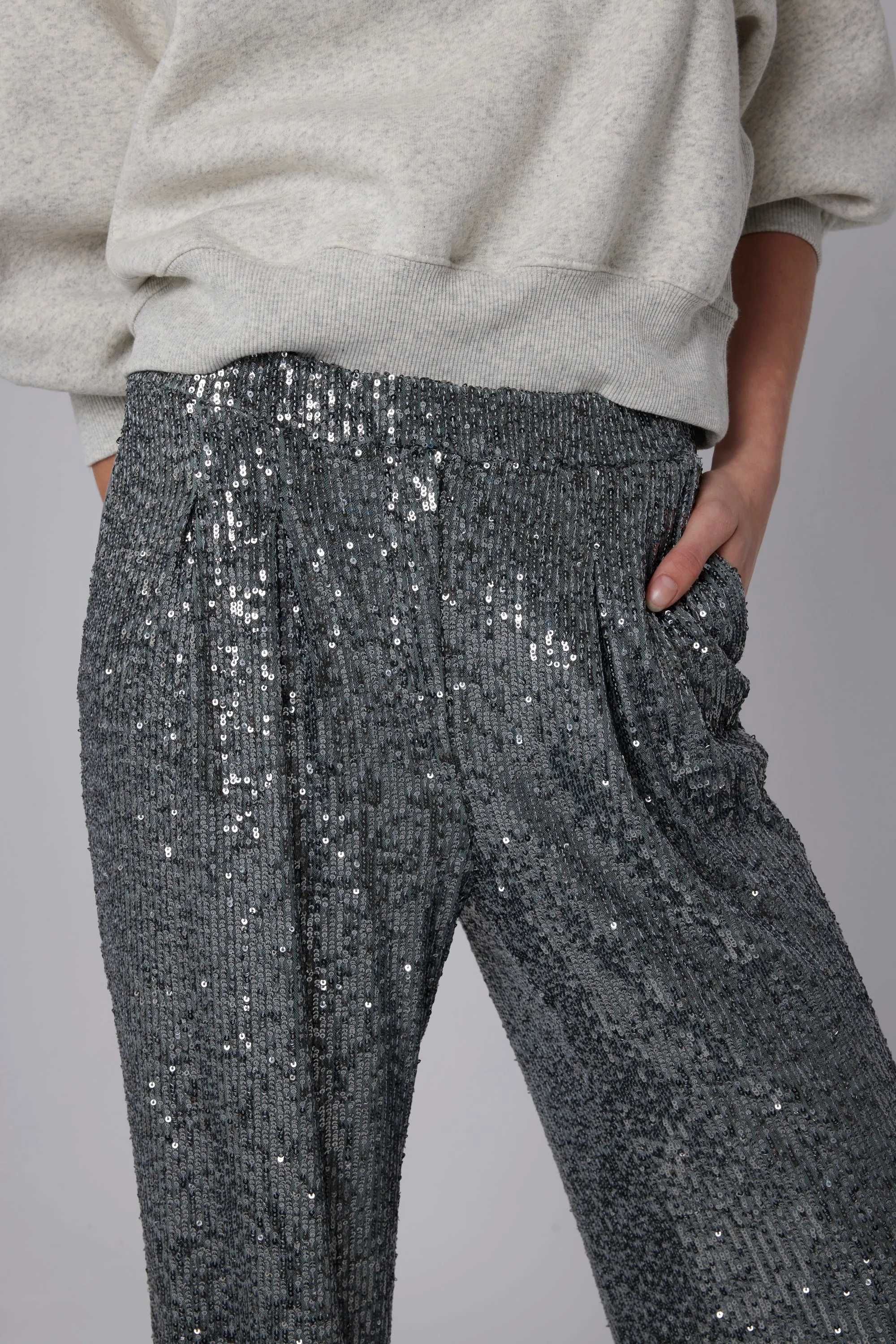 PANTS BLING GREY