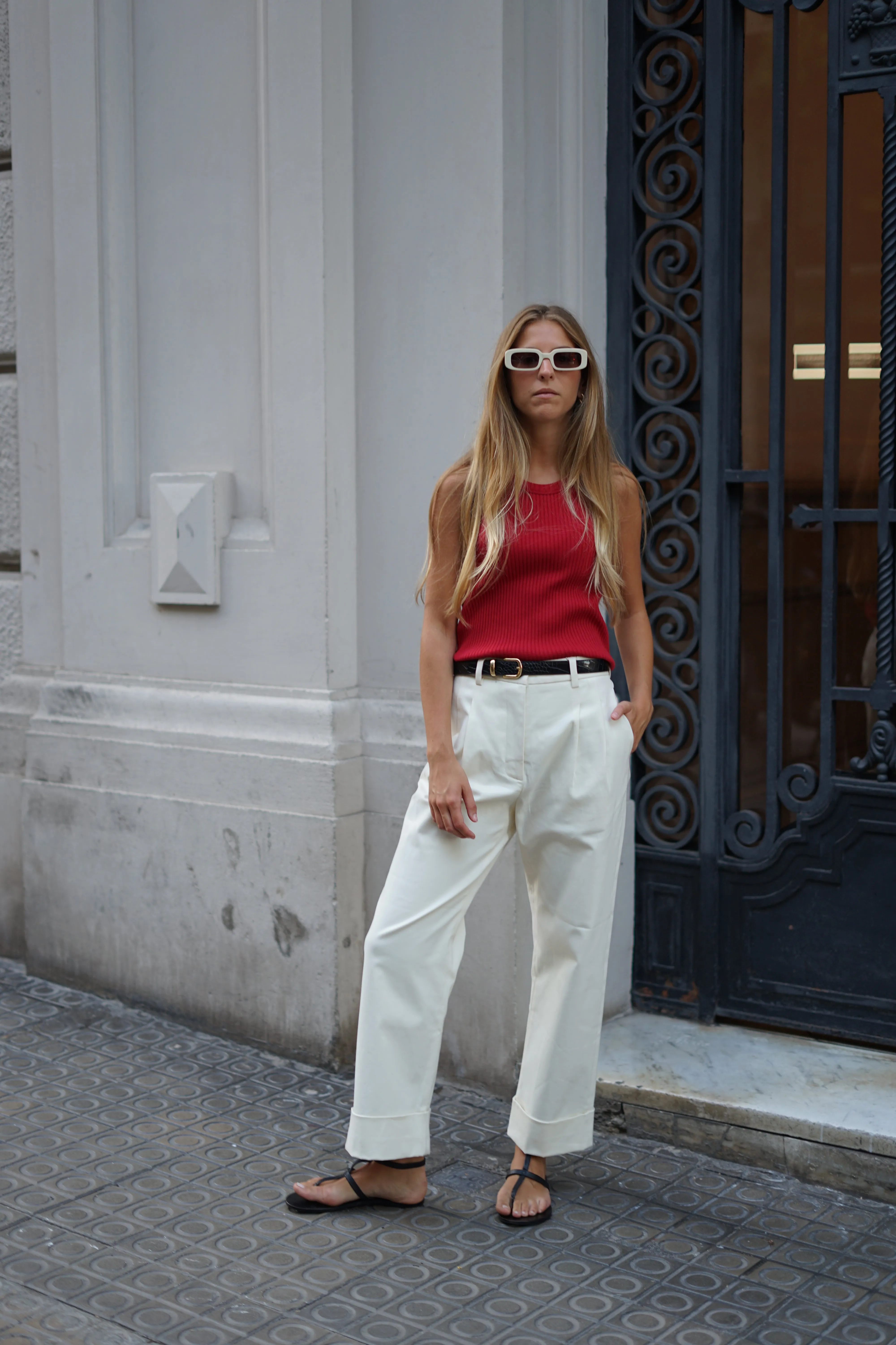 PANTS CHAPLIN FW ECRU