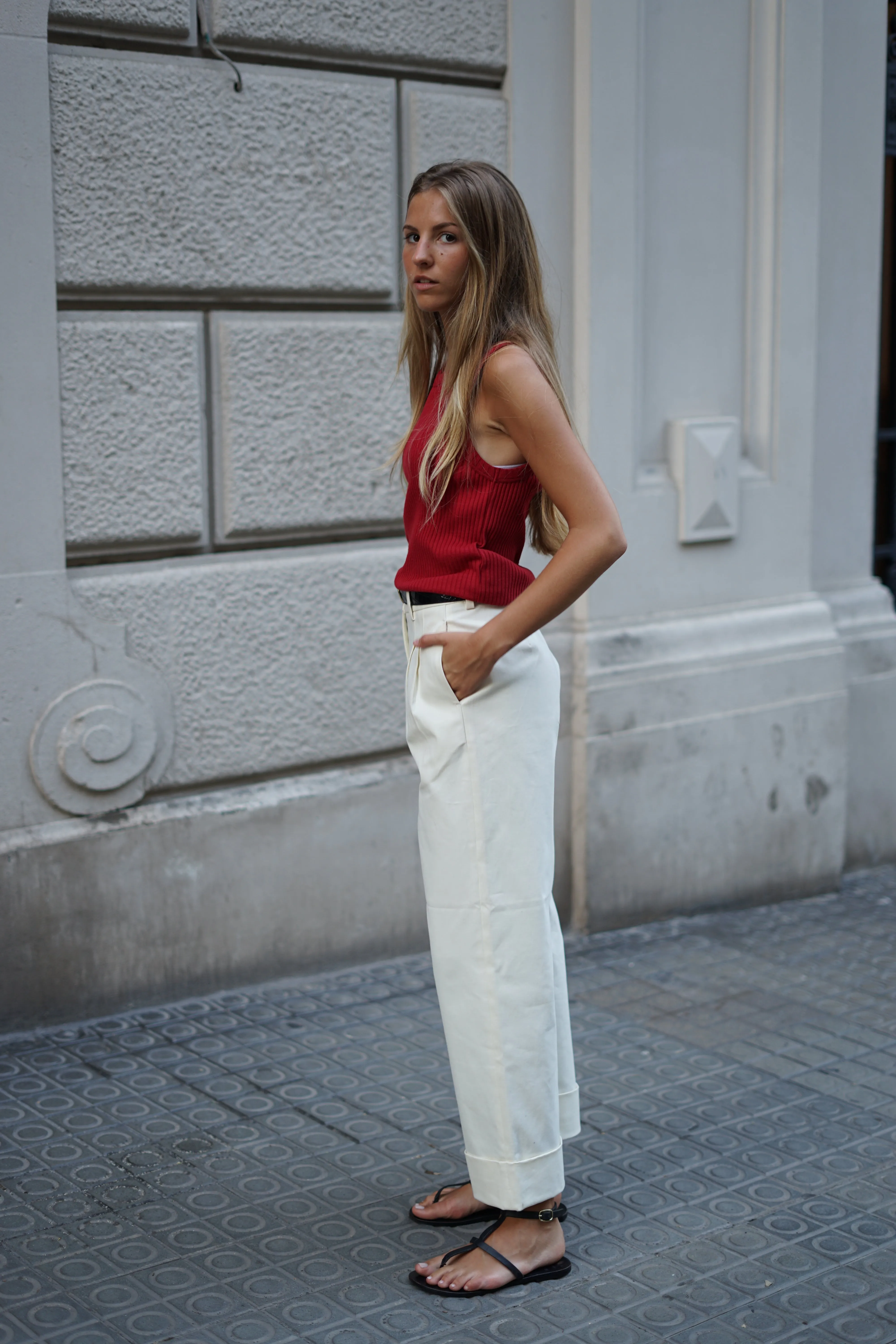 PANTS CHAPLIN FW ECRU