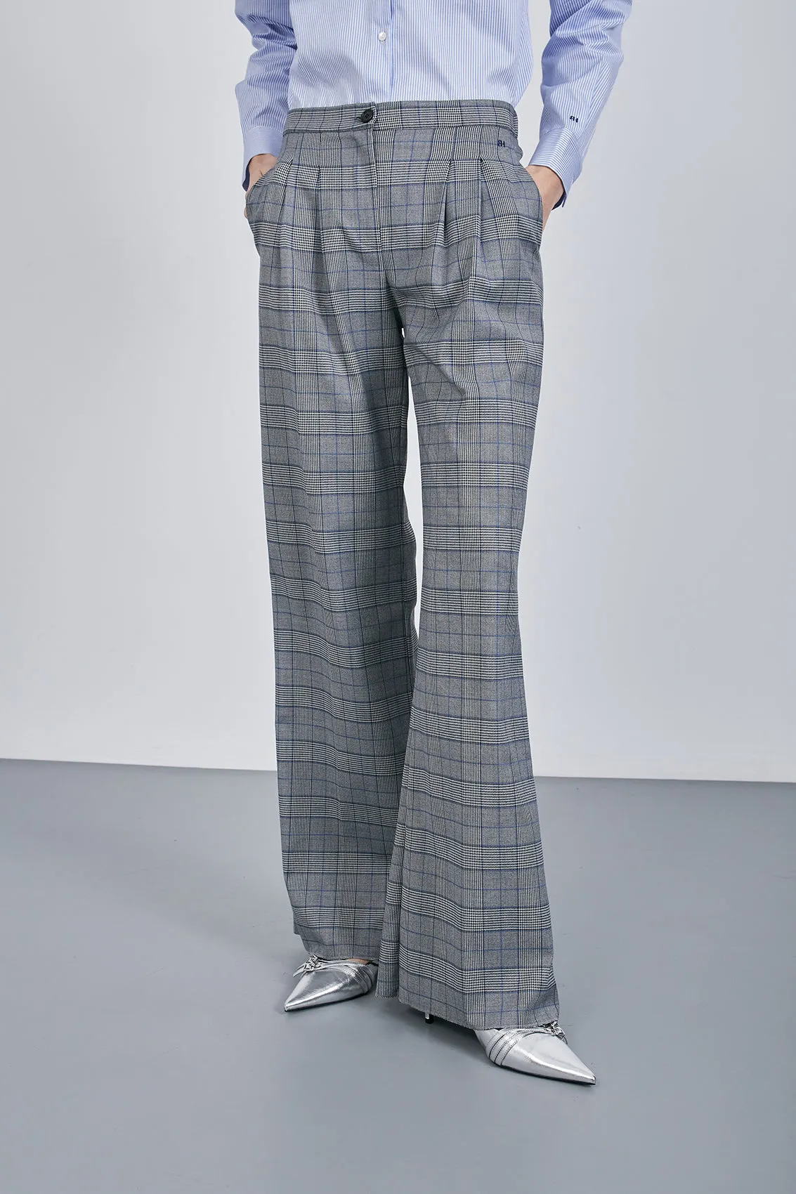 PANTS FRANKIE CHECKS BLUE