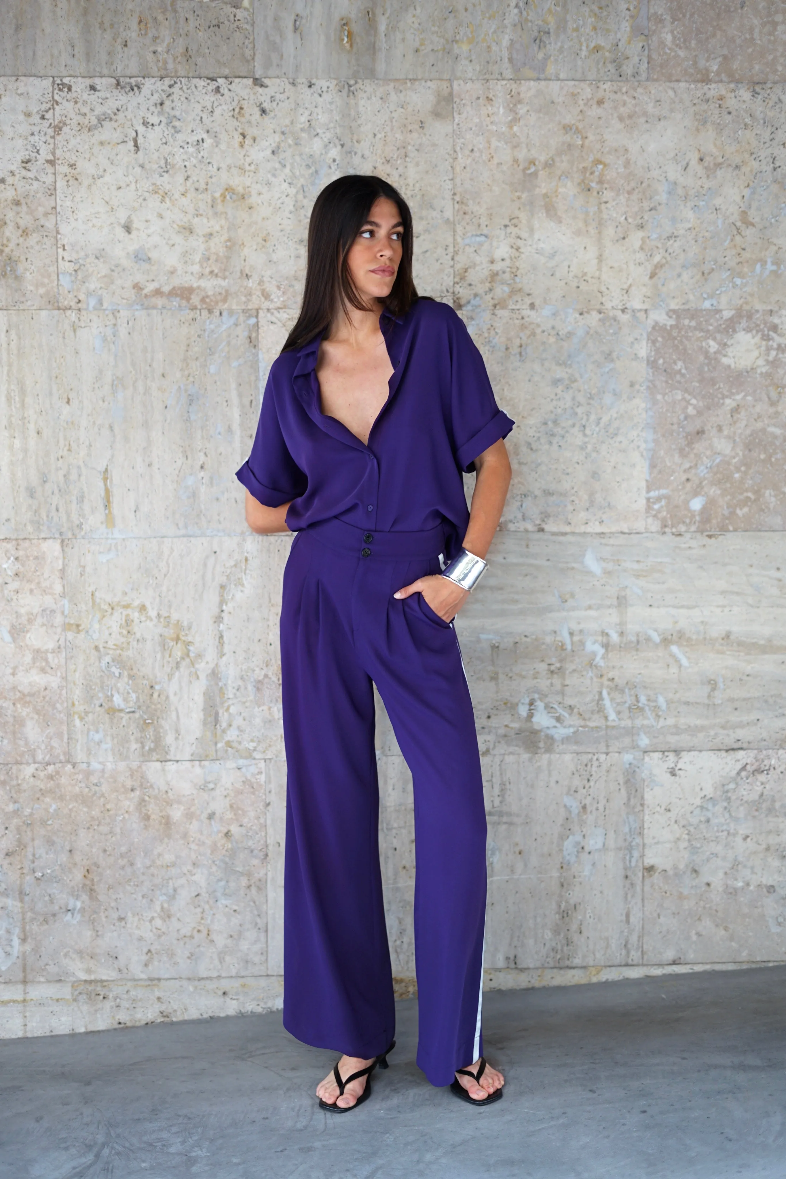 PANTS FRANKIE LILAC