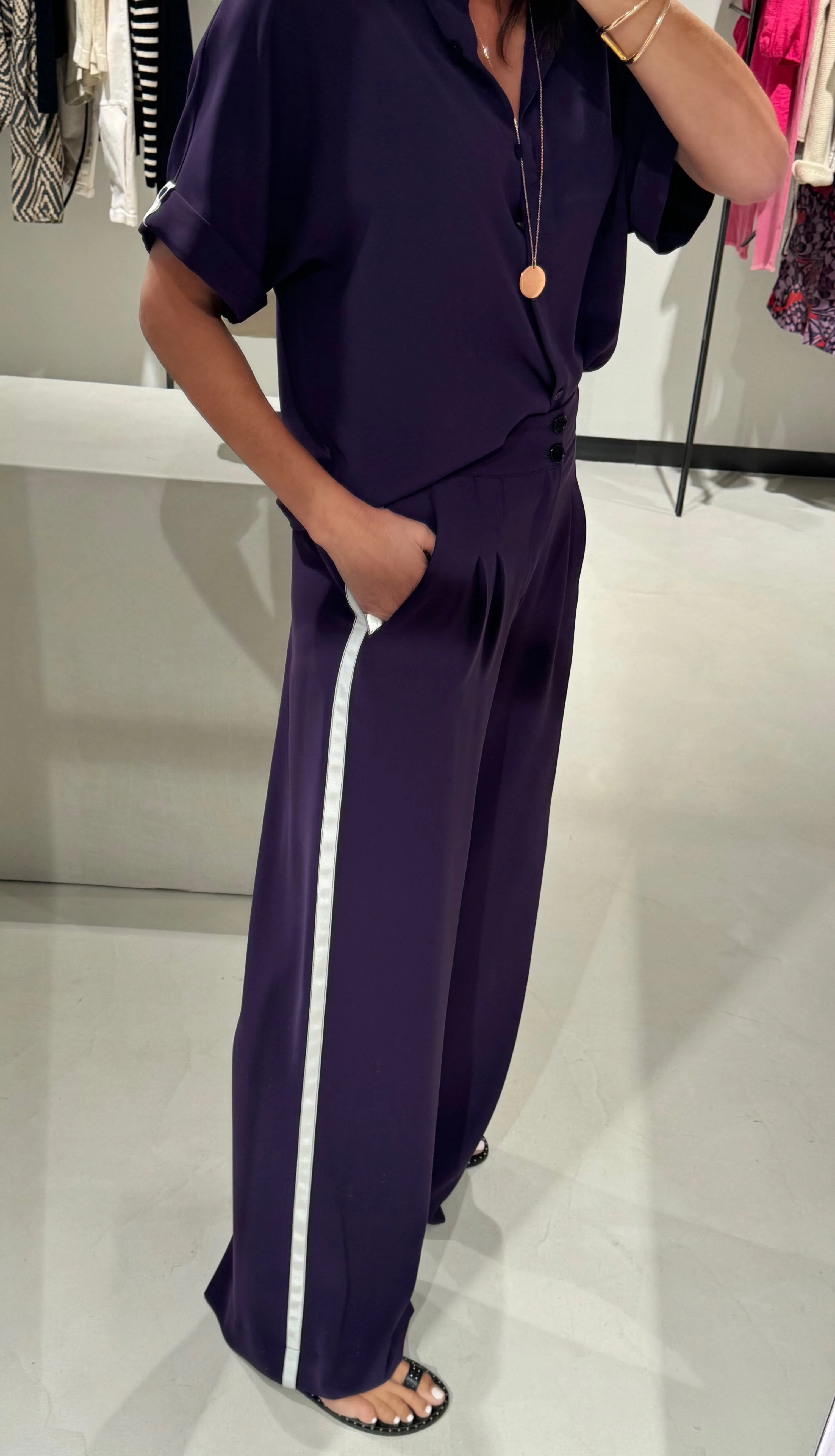 PANTS FRANKIE LILAC